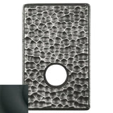 Baldwin 5042190IDM satin black rosette
