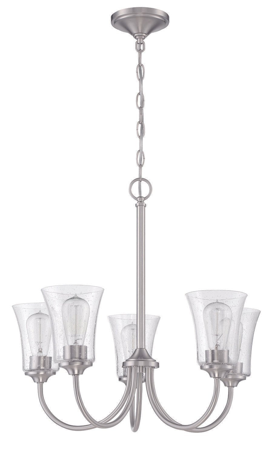Craftmade 50425-BNK brushed polished nickel chandelier