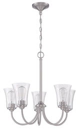 Craftmade 50425-BNK brushed polished nickel chandelier