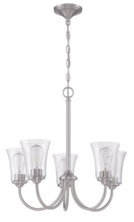 Craftmade 50425-BNK brushed polished nickel chandelier