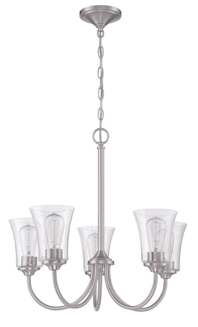 Craftmade 50425-BNK brushed polished nickel chandelier