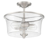 Craftmade 50452-BNK brushed polished nickel convertible semi flush