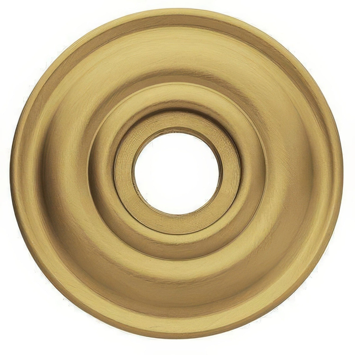 Baldwin 5048060FD satin brass and brown rosette