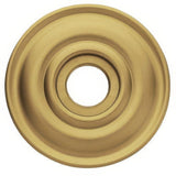 Baldwin 5048060FD satin brass and brown rosette
