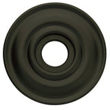 Baldwin 5048190FD satin black rosette