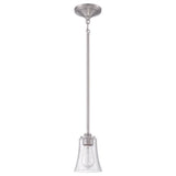 Craftmade 50491-BNK brushed polished nickel mini pendant