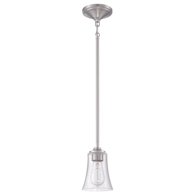 Craftmade 50491-BNK brushed polished nickel mini pendant