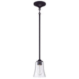 Craftmade 50491-FB flat black mini pendant