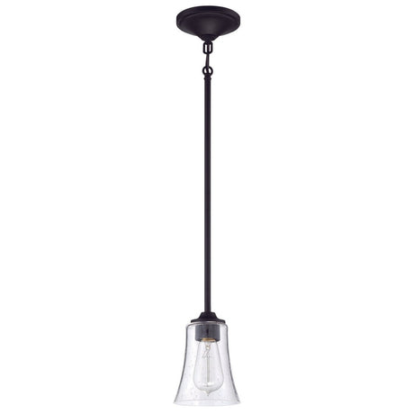 Craftmade 50491-FB flat black mini pendant