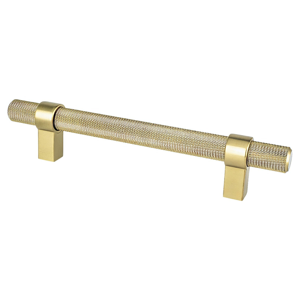 Berenson 5050-4MDB-P modern brushed gold bar cabinet pull