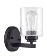 Craftmade 50501-FB flat black wall sconce