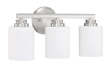 Craftmade 50503-BNK-WG brushed polished nickel vanity