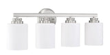 Craftmade 50504-BNK-WG brushed polished nickel vanity
