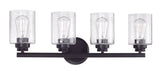 Craftmade 50504-FB flat black vanity