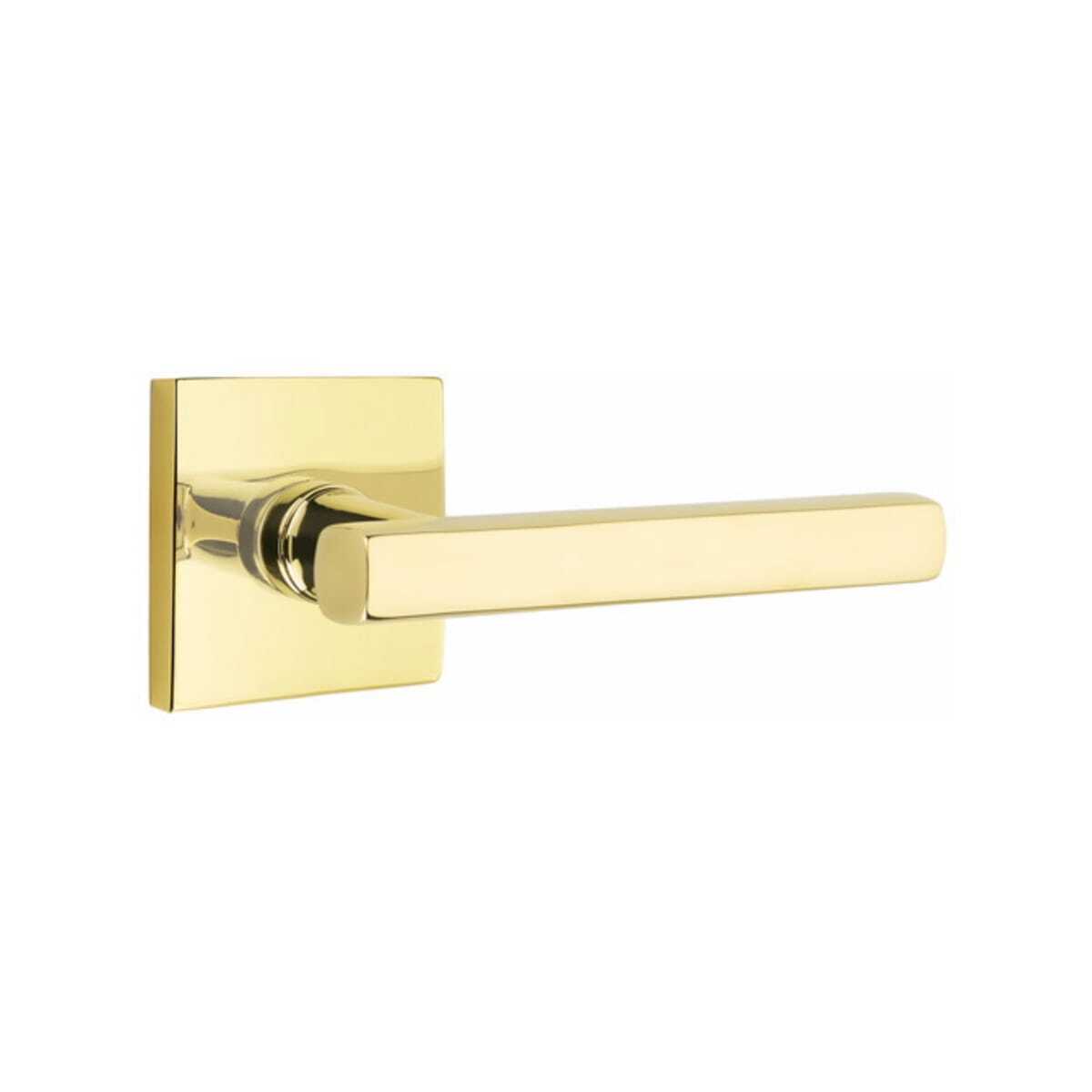 Emtek 5050FRLUS3NL unlacquered brass dummy door lever