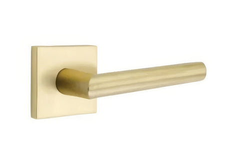 Emtek 5050STUUS4 satin brass dummy door lever
