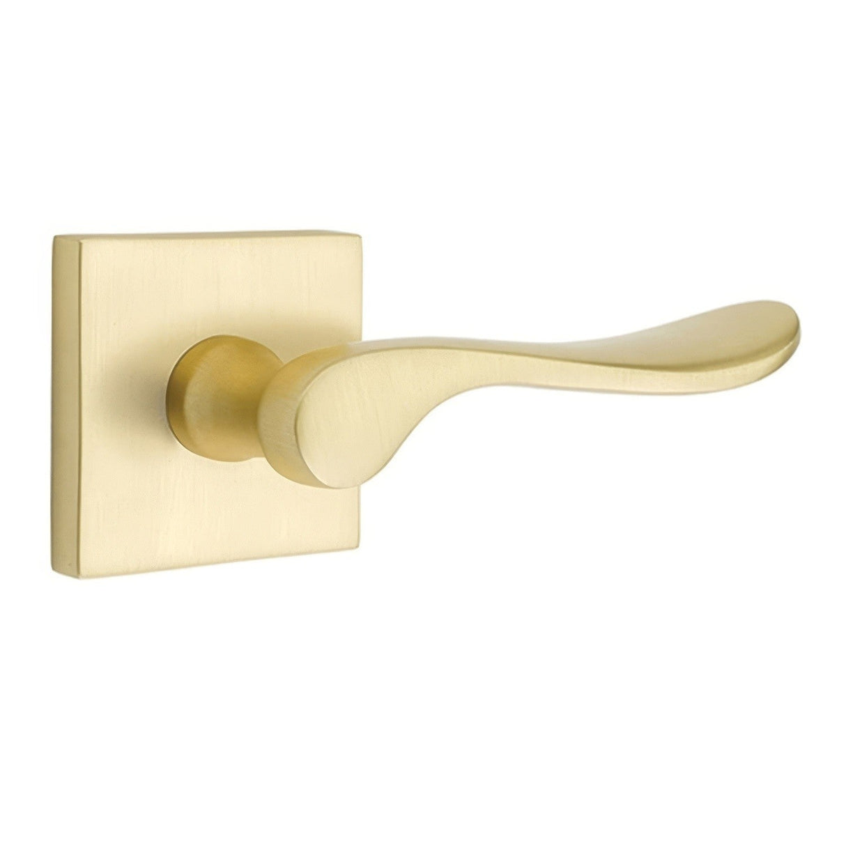 Emtek 5050TRTUS4 satin brass dummy door lever