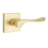 Emtek 5050TRTUS4 satin brass dummy door lever