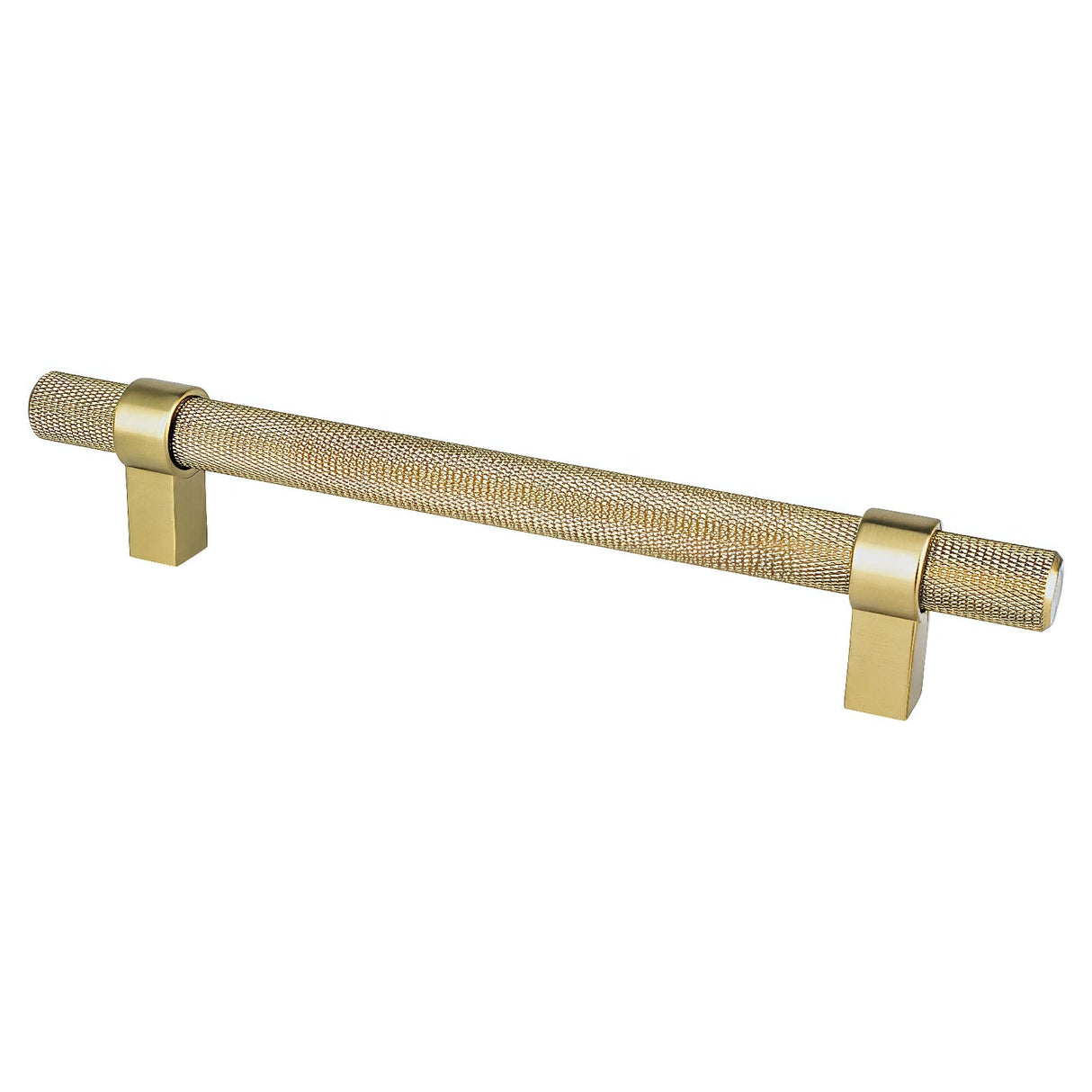 Berenson 5051-4MDB-P modern brushed gold bar cabinet pull