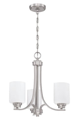 Craftmade 50523-BNK-WG brushed polished nickel chandelier