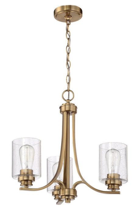 Craftmade 50523-SB satin brass chandelier
