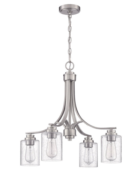 Craftmade 50524-BNK brushed polished nickel chandelier