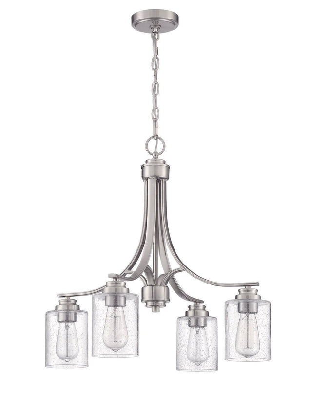 Craftmade 50524-BNK brushed polished nickel chandelier