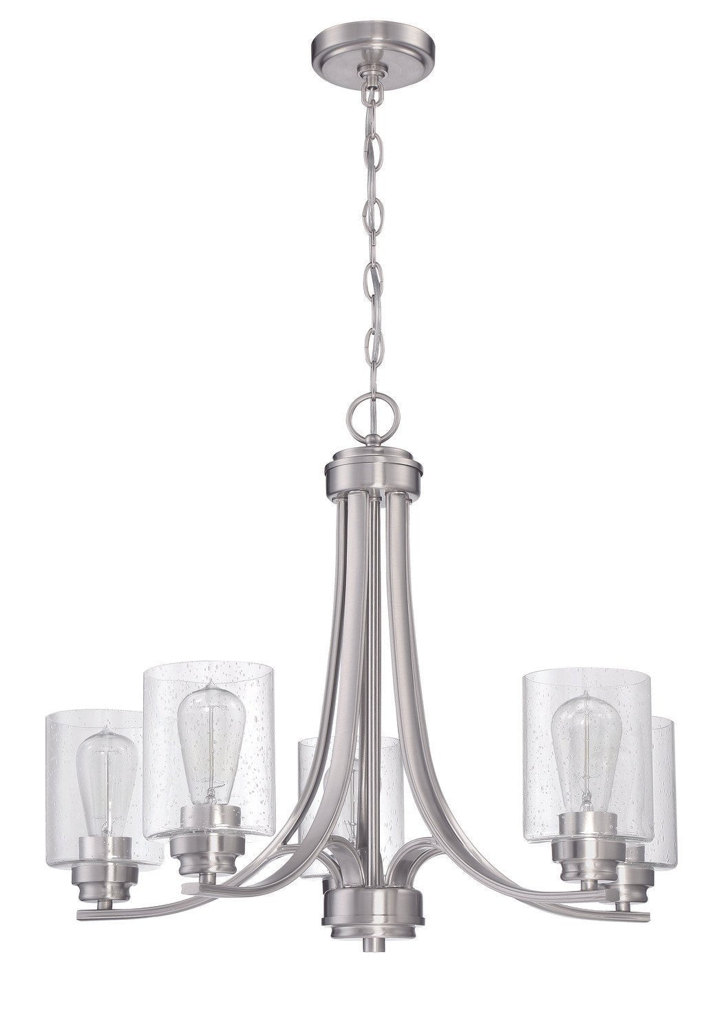 Craftmade 50525-BNK brushed polished nickel chandelier