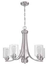 Craftmade 50525-BNK brushed polished nickel chandelier