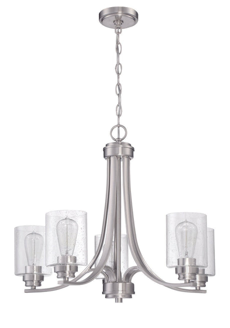 Craftmade 50525-BNK brushed polished nickel chandelier