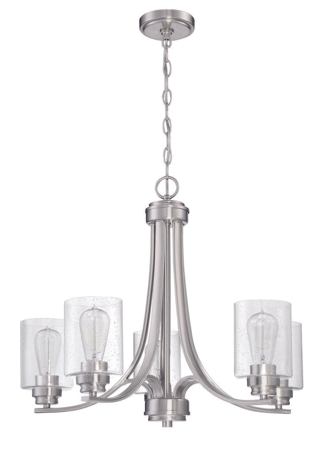 Craftmade 50525-BNK brushed polished nickel chandelier
