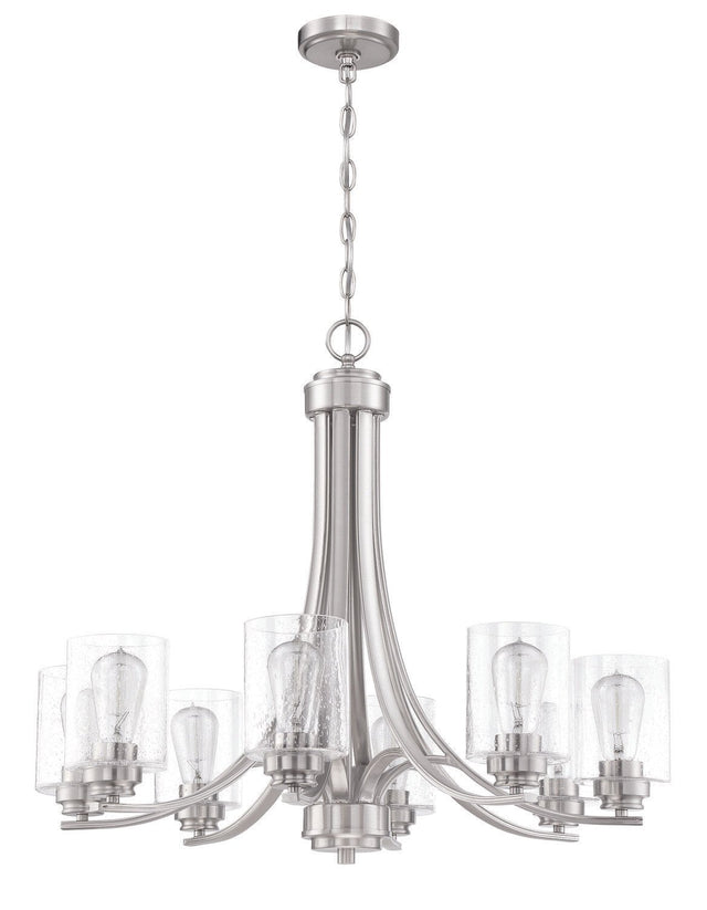 Craftmade 50528-BNK brushed polished nickel chandelier