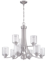 Craftmade 50529-BNK brushed polished nickel chandelier