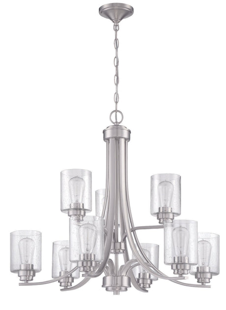 Craftmade 50529-BNK brushed polished nickel chandelier