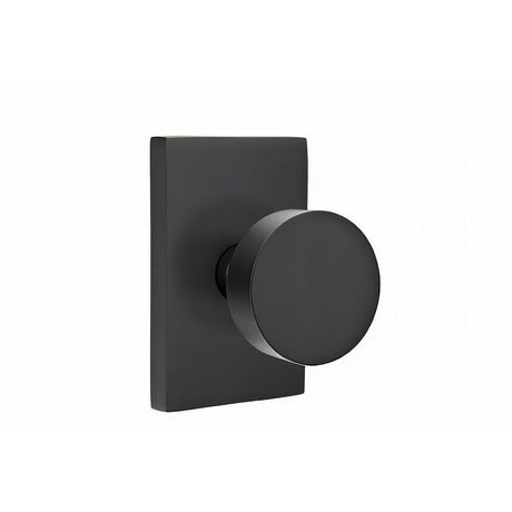 Emtek 5052ROUUS19 flat black dummy door knob
