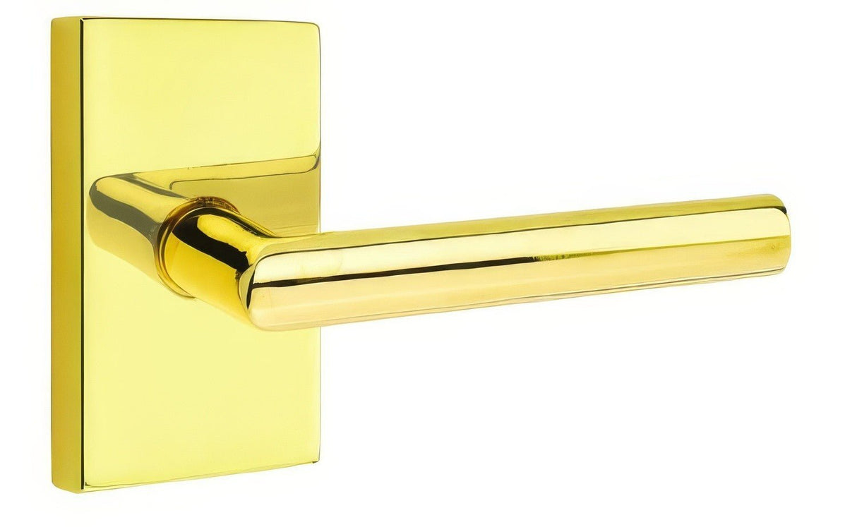Emtek 5052STUUS3NL unlacquered brass dummy door lever
