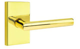 Emtek 5052STUUS3NL unlacquered brass dummy door lever