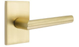 Emtek 5052STUUS4 satin brass dummy door lever