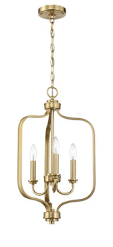 Craftmade 50533-SB satin brass foyer