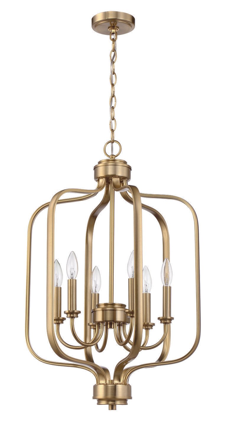 Craftmade 50536-SB satin brass foyer
