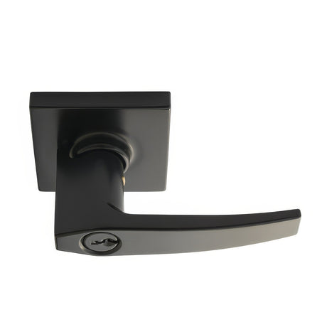 Better Home Products 50544BLK matte black keyed entry door lever