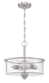 Craftmade 50552-BNK brushed polished nickel convertible semi flush