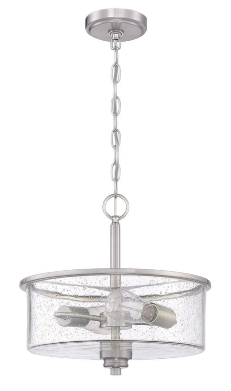 Craftmade 50552-BNK brushed polished nickel convertible semi flush