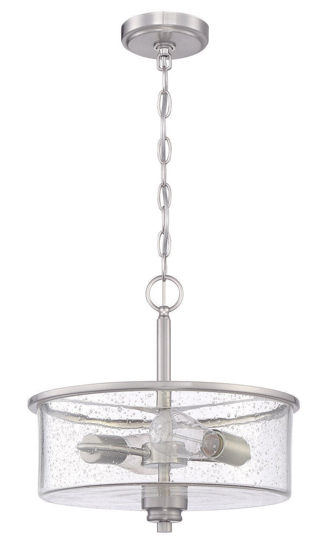 Craftmade 50552-BNK brushed polished nickel convertible semi flush