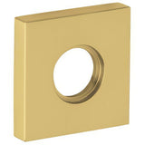 Baldwin 5056060 satin brass and brown rosette