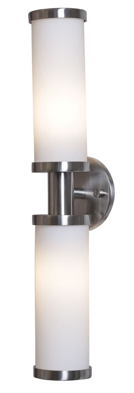 Access Lighting 50570-BS/OPL brushed steel / opal wall sconce