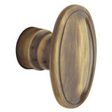 Baldwin 5057050IMR satin brass and black dummy door knob