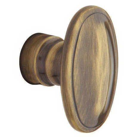 Baldwin 5057050IMR satin brass and black dummy door knob