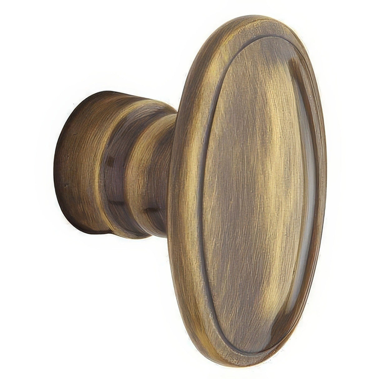 Baldwin 5057050MR satin brass and black dummy door knob
