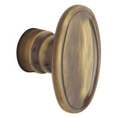 Baldwin 5057050MR satin brass and black dummy door knob